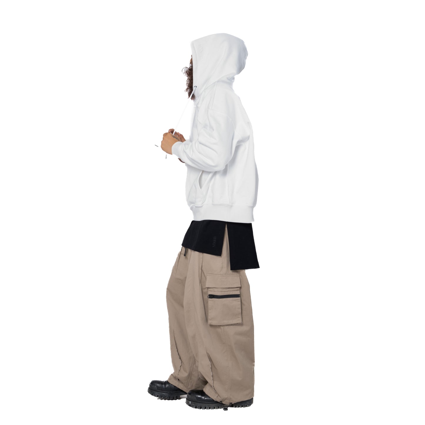 ERROR NYC : Jar-shaped Pants (Beige)