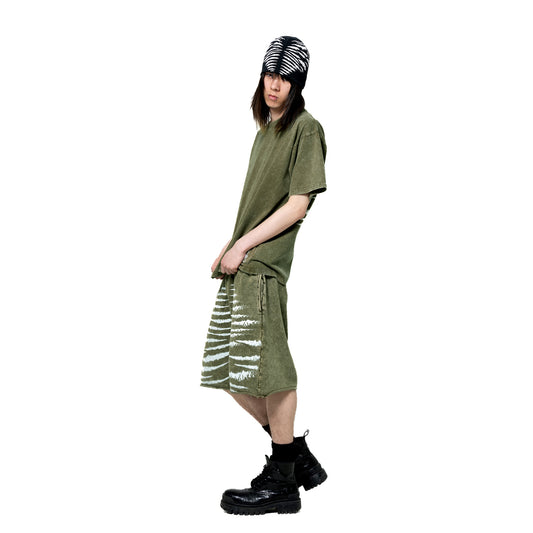INUIT: Imprint Frost French Terry Shorts (Military Green)