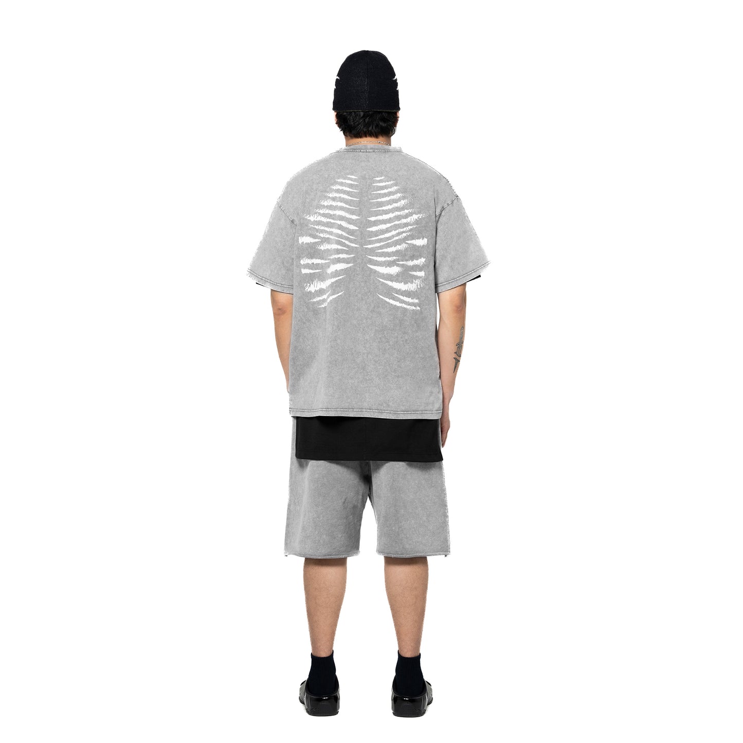 INUIT: Imprint Frost French Terry Shorts (Gray)