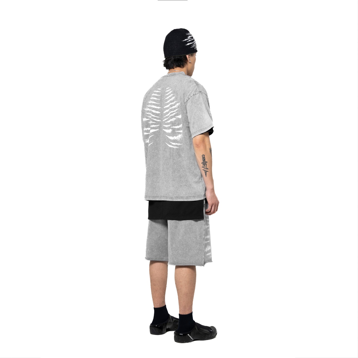 INUIT: Imprint Frost French Terry Shorts (Gray)
