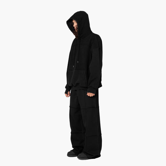 ERROR NYC : Reversible Overfit Hoodie (Black)