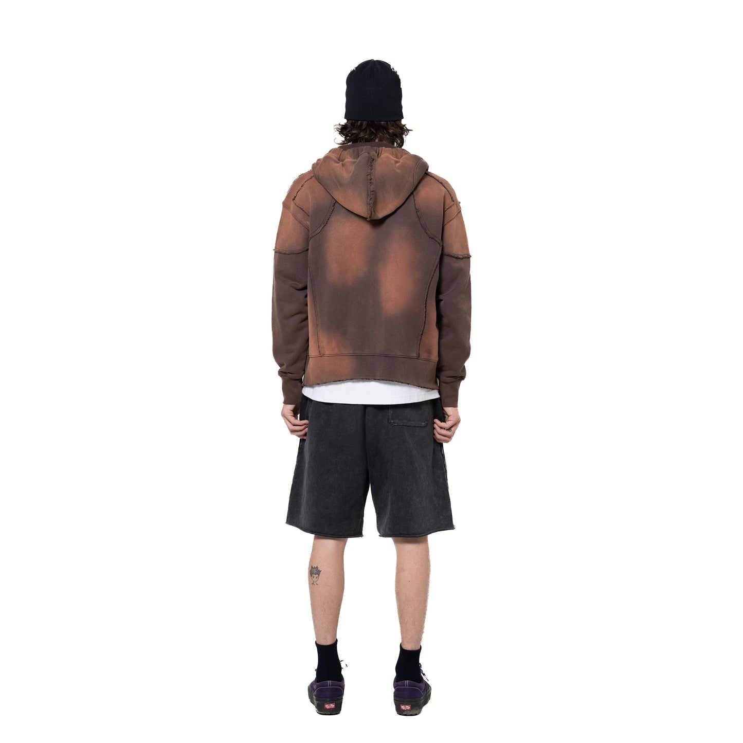 INUIT: Slashstorm Weathered Zip-up Hoodie (Washed Red)