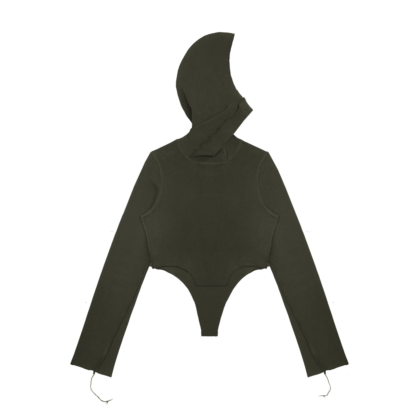 ERROR NYC : Rawline Balaclava Cropped Turtleneck (Military Green)
