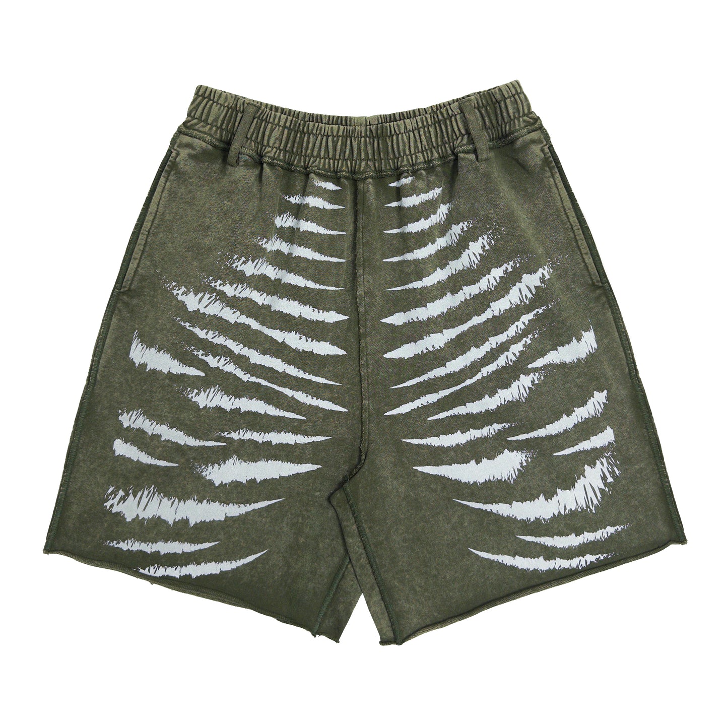 INUIT: Imprint Frost French Terry Shorts (Military Green)
