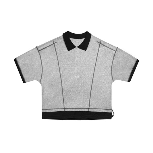 ERROR NYC: 2-layer Polo Shirt (Gray)