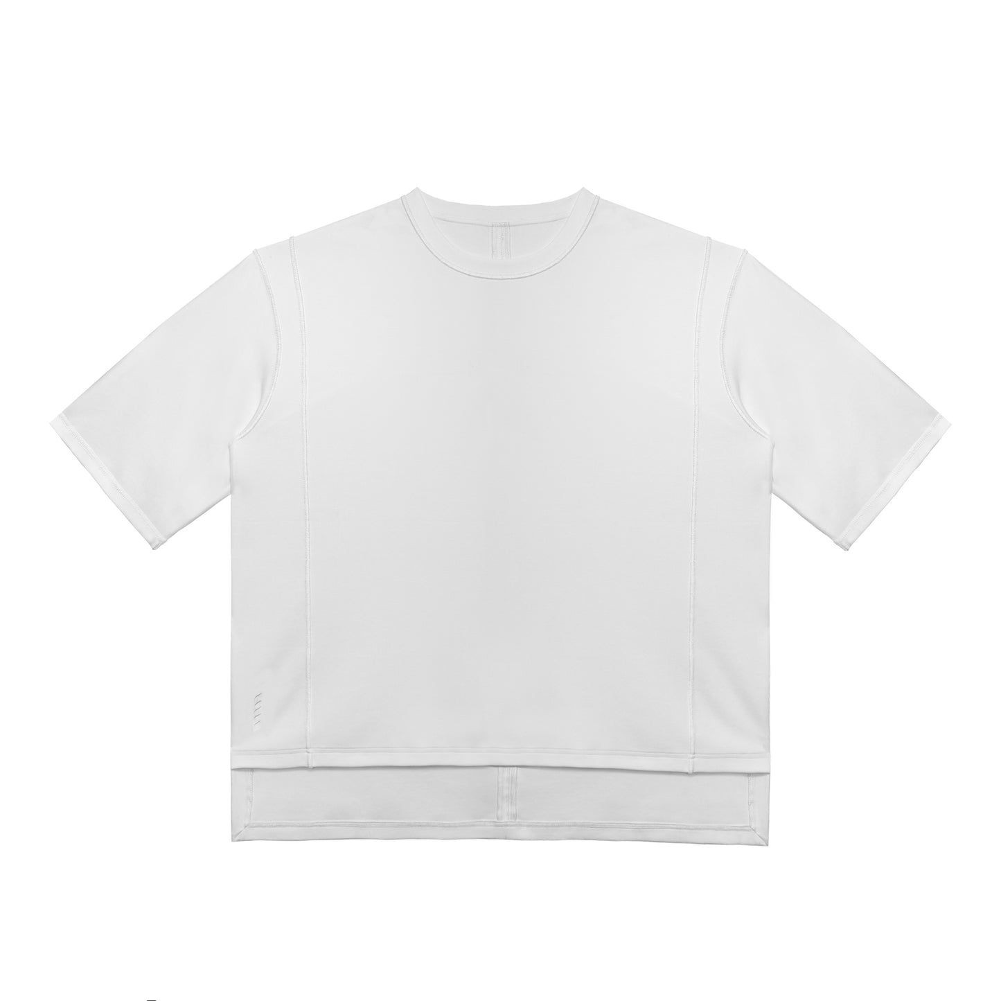 ERROR NYC: Inside-out Wide T-Shirt (White)