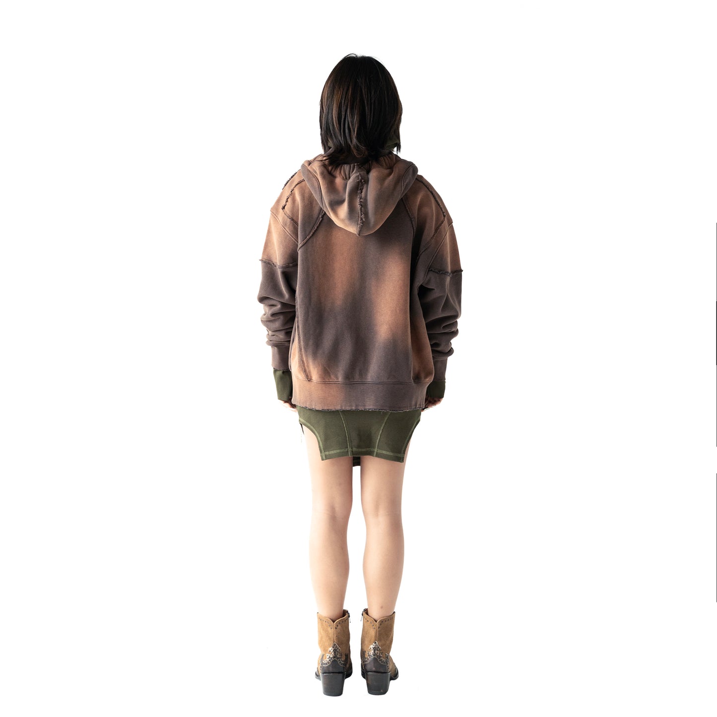 INUIT: Slashstorm Weathered Zip-up Hoodie (Washed Red)