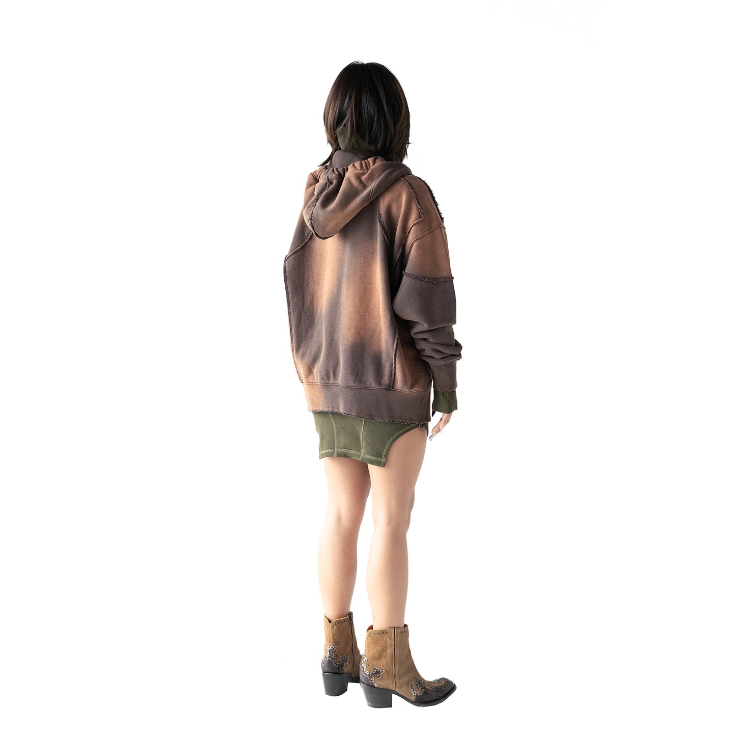 INUIT: Slashstorm Weathered Zip-up Hoodie (Washed Red)