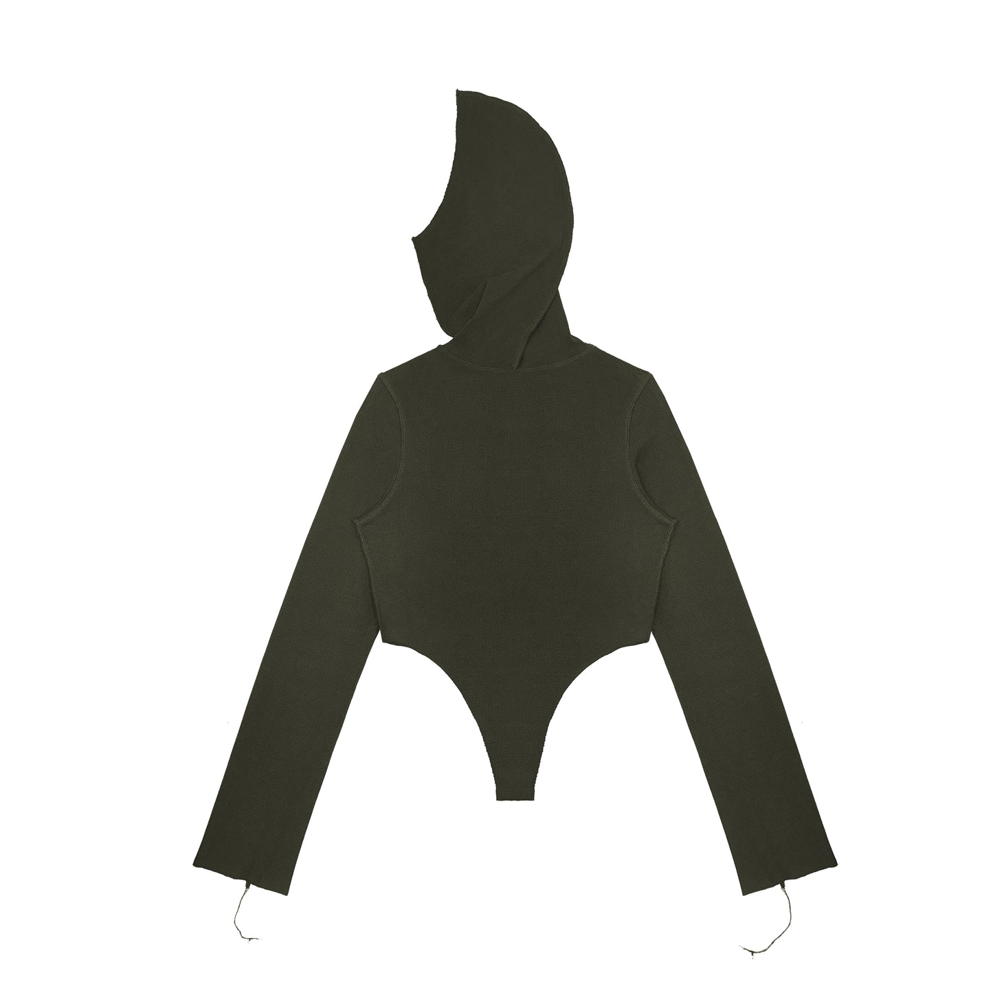 ERROR NYC : Rawline Balaclava Cropped Turtleneck (Military Green)