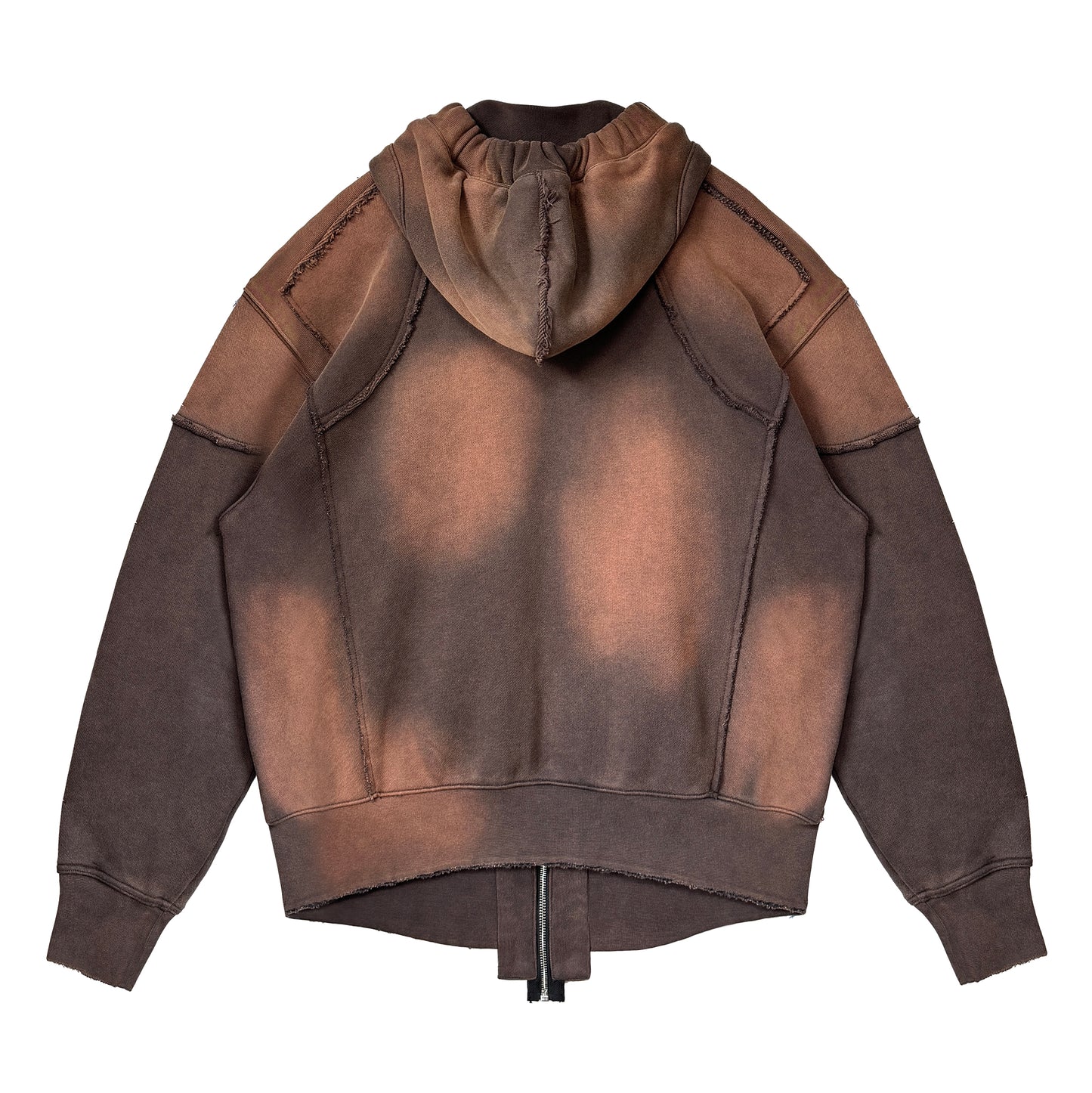 INUIT: Slashstorm Weathered Zip-up Hoodie (Washed Red)