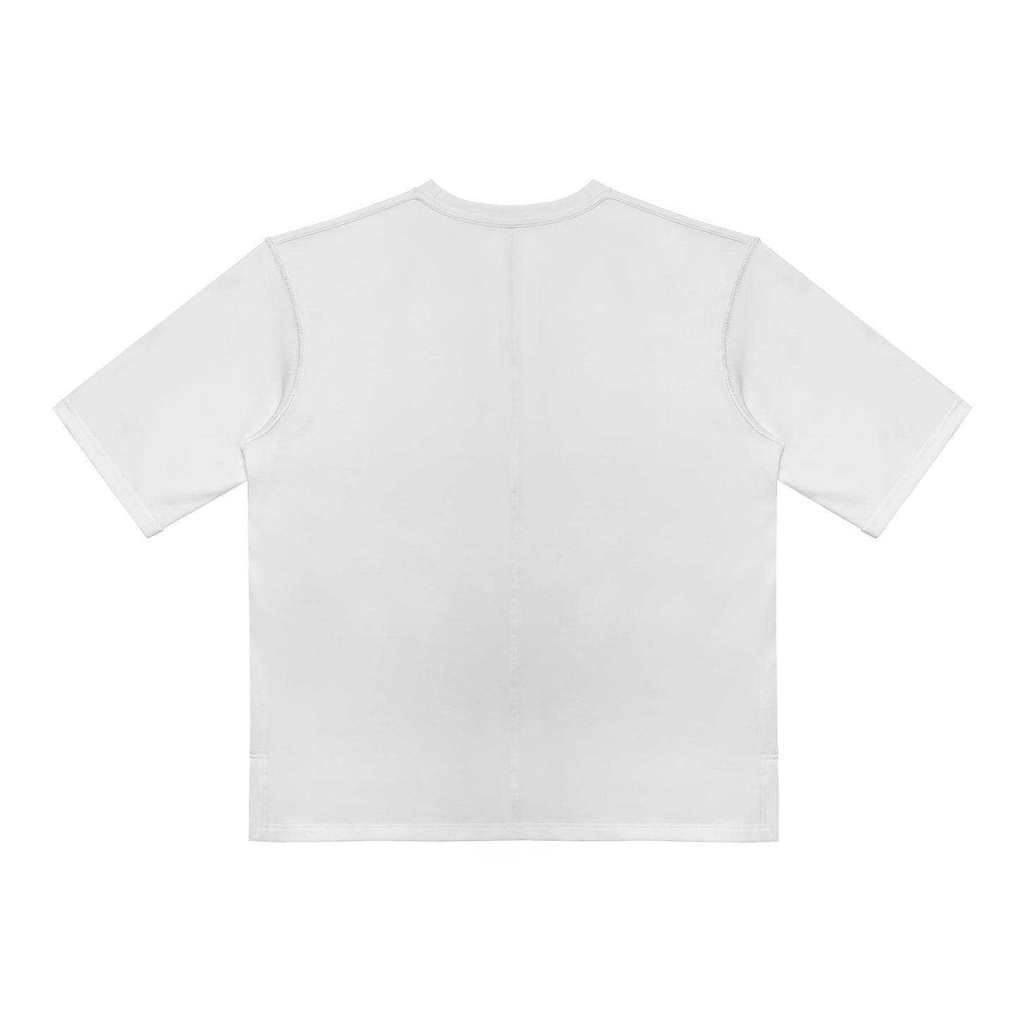 ERROR NYC: Inside-out Wide T-Shirt (White)
