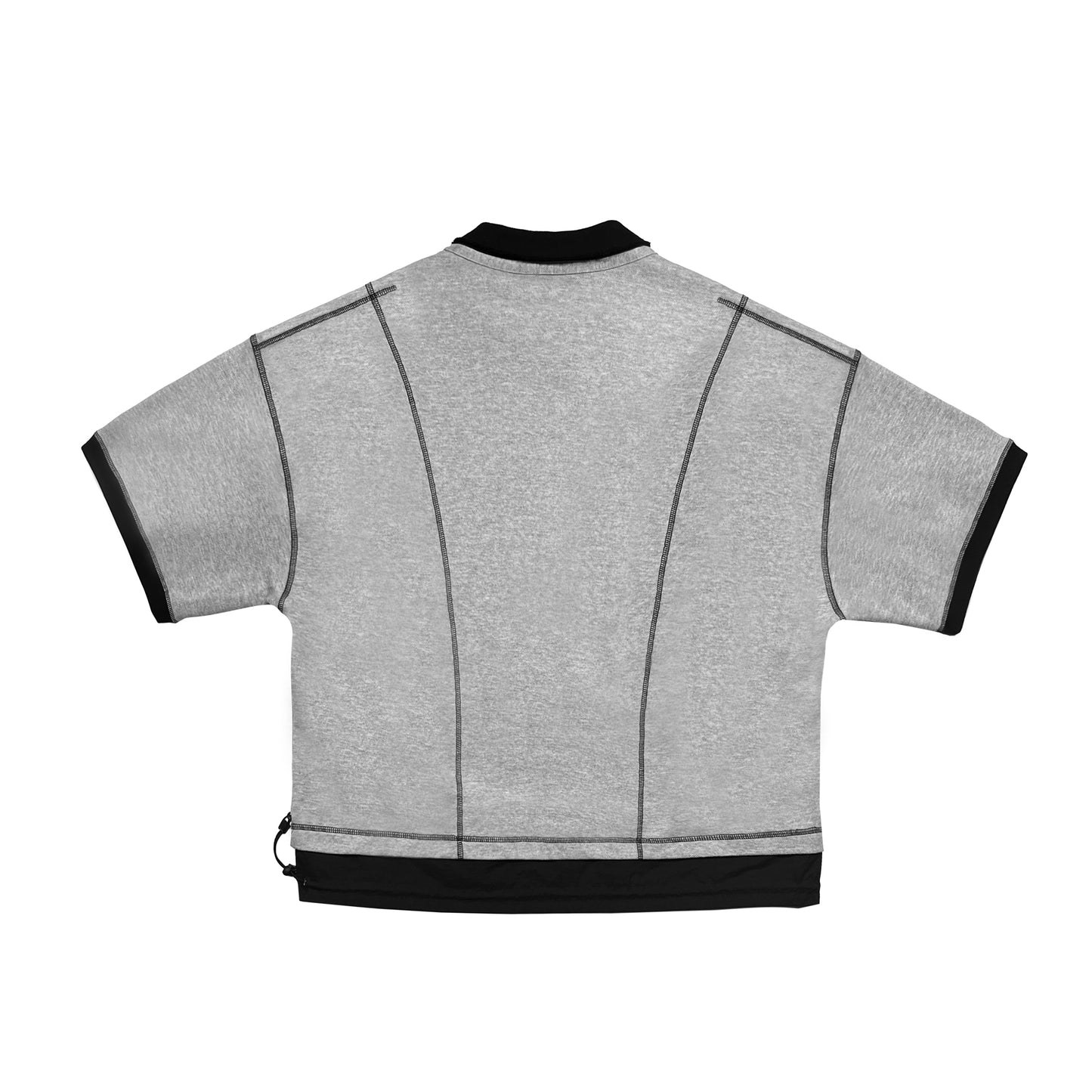 ERROR NYC: 2-layer Polo Shirt (Gray)
