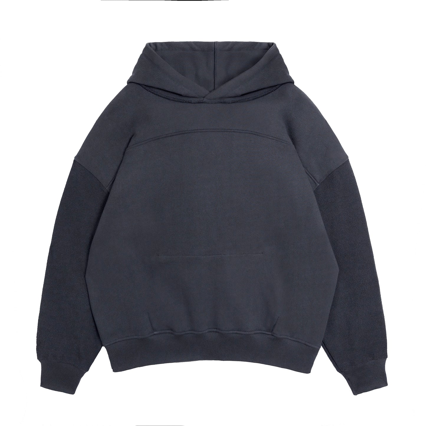 ERROR NYC : Reversible Overfit Hoodie (Dark Grey)