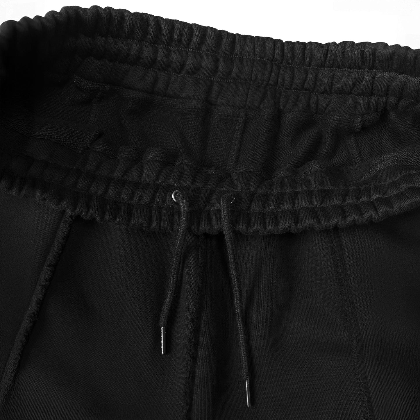 ERROR NYC : Pieced Wide Sweatpants (Black)