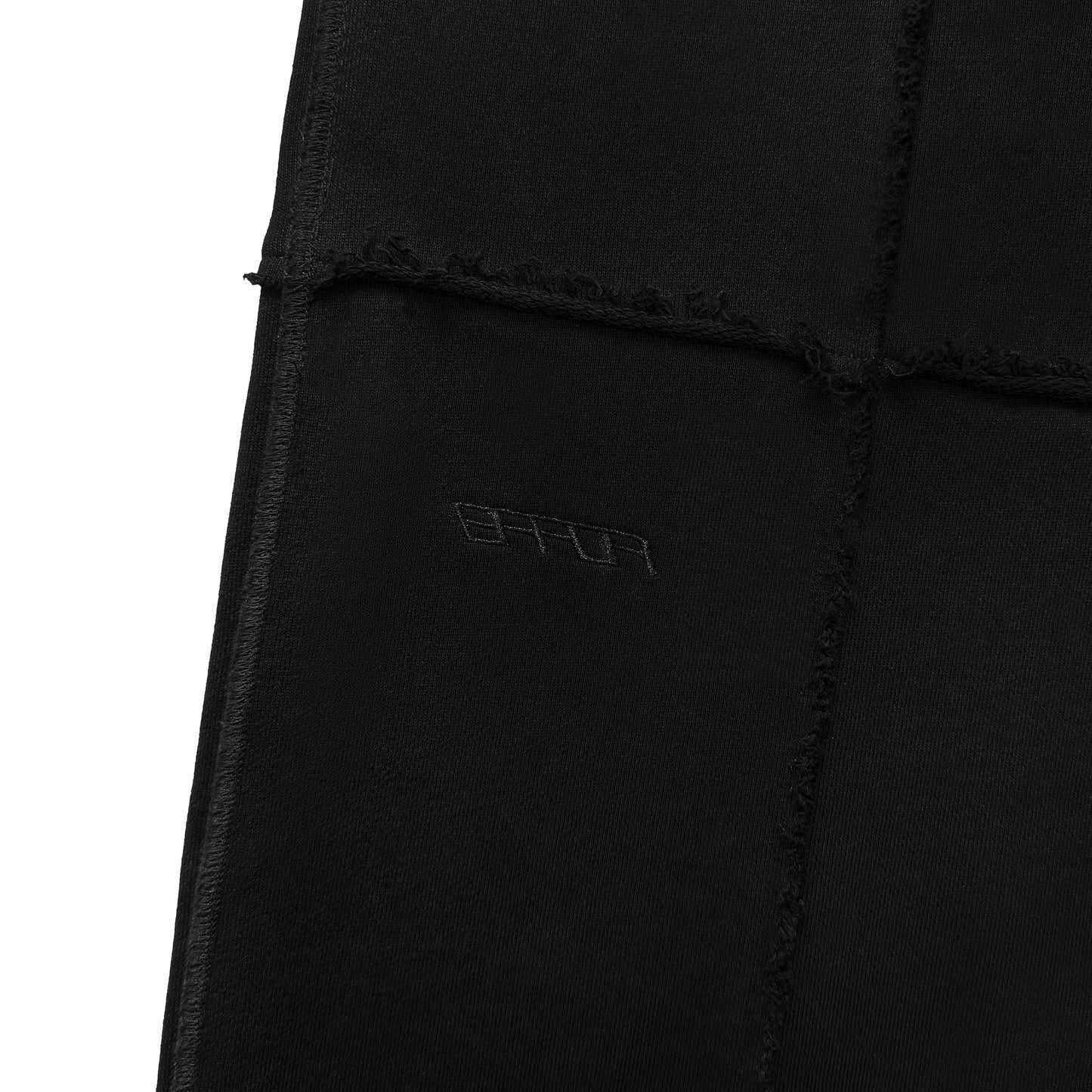 ERROR NYC : Pieced Wide Sweatpants (Black)