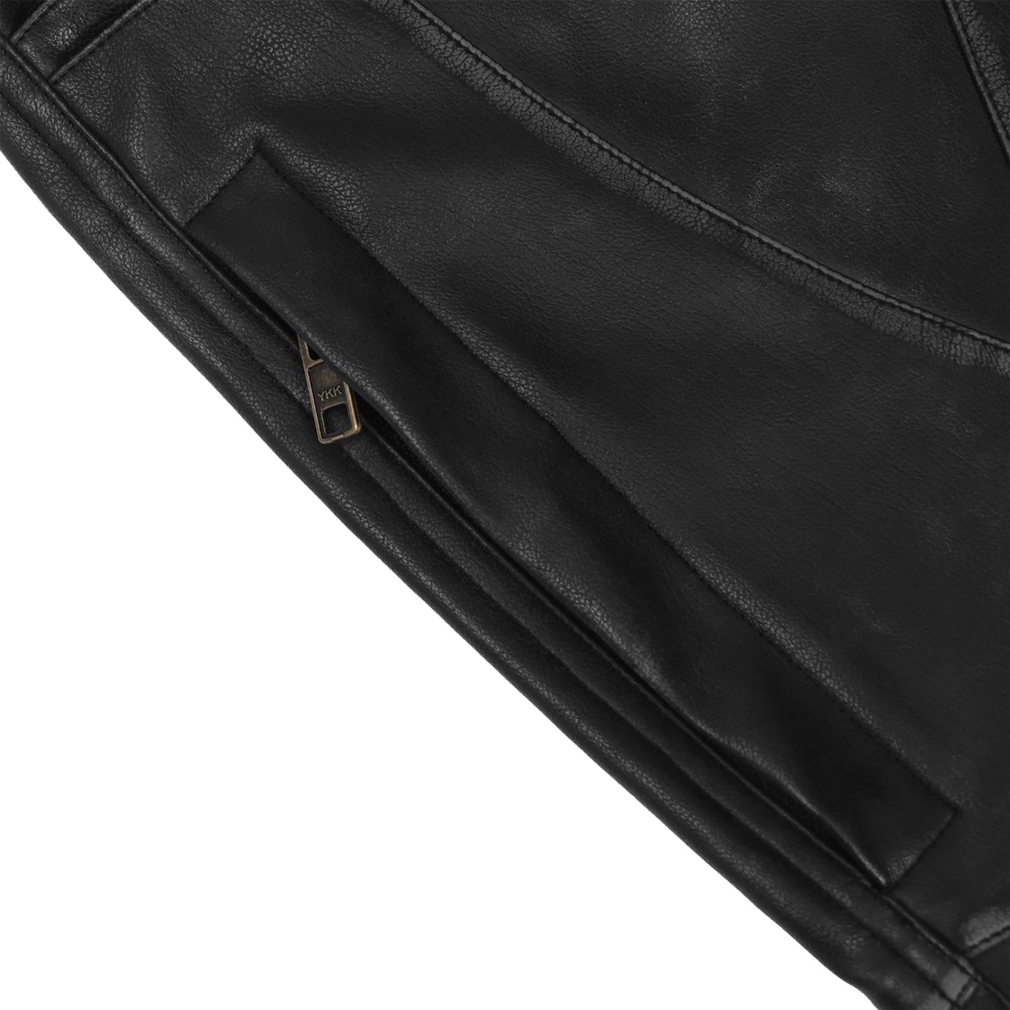 INUIT : Phase-Shift Detachable Leather Pants (Black)
