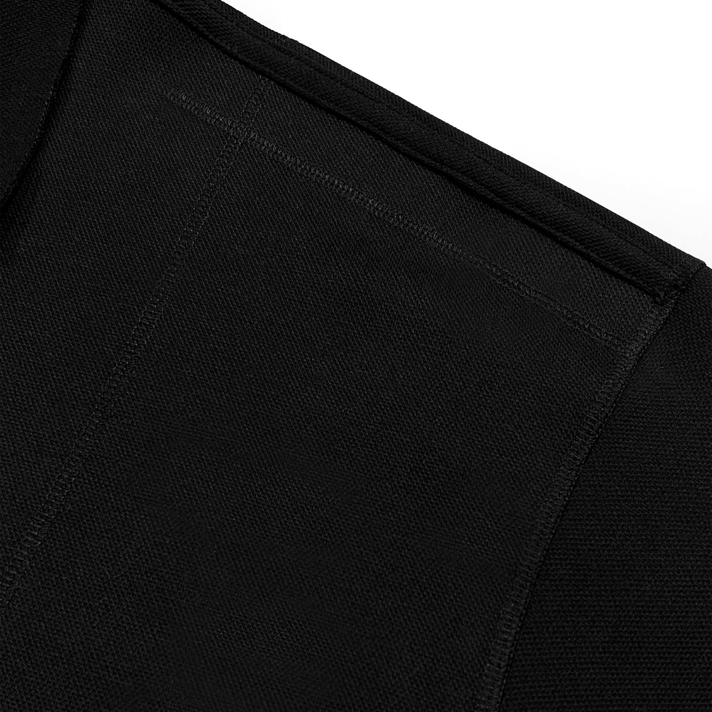 ERROR NYC: Inside-out Wide Polo Shirt (Black)
