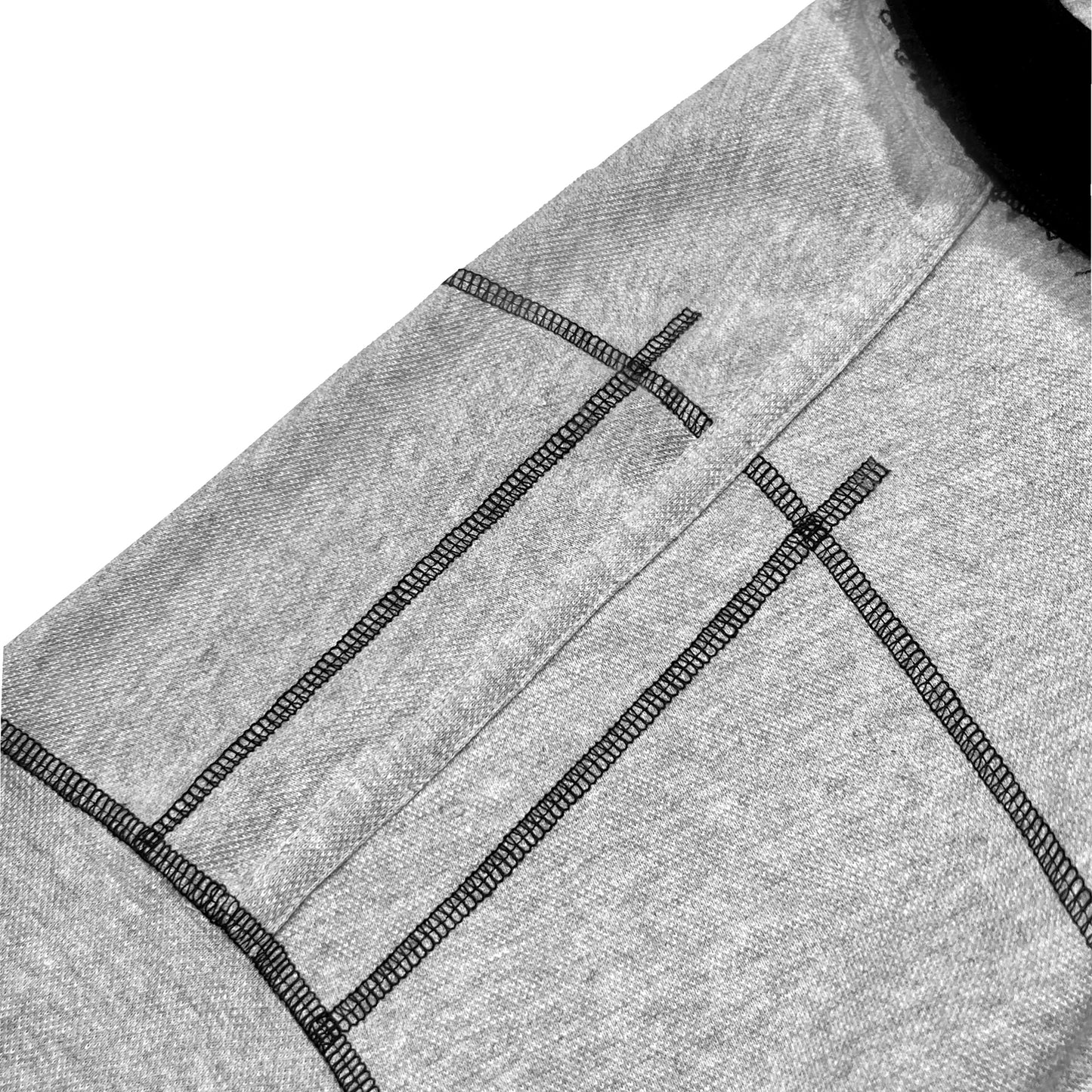 ERROR NYC: 2-layer Polo Shirt (Gray)