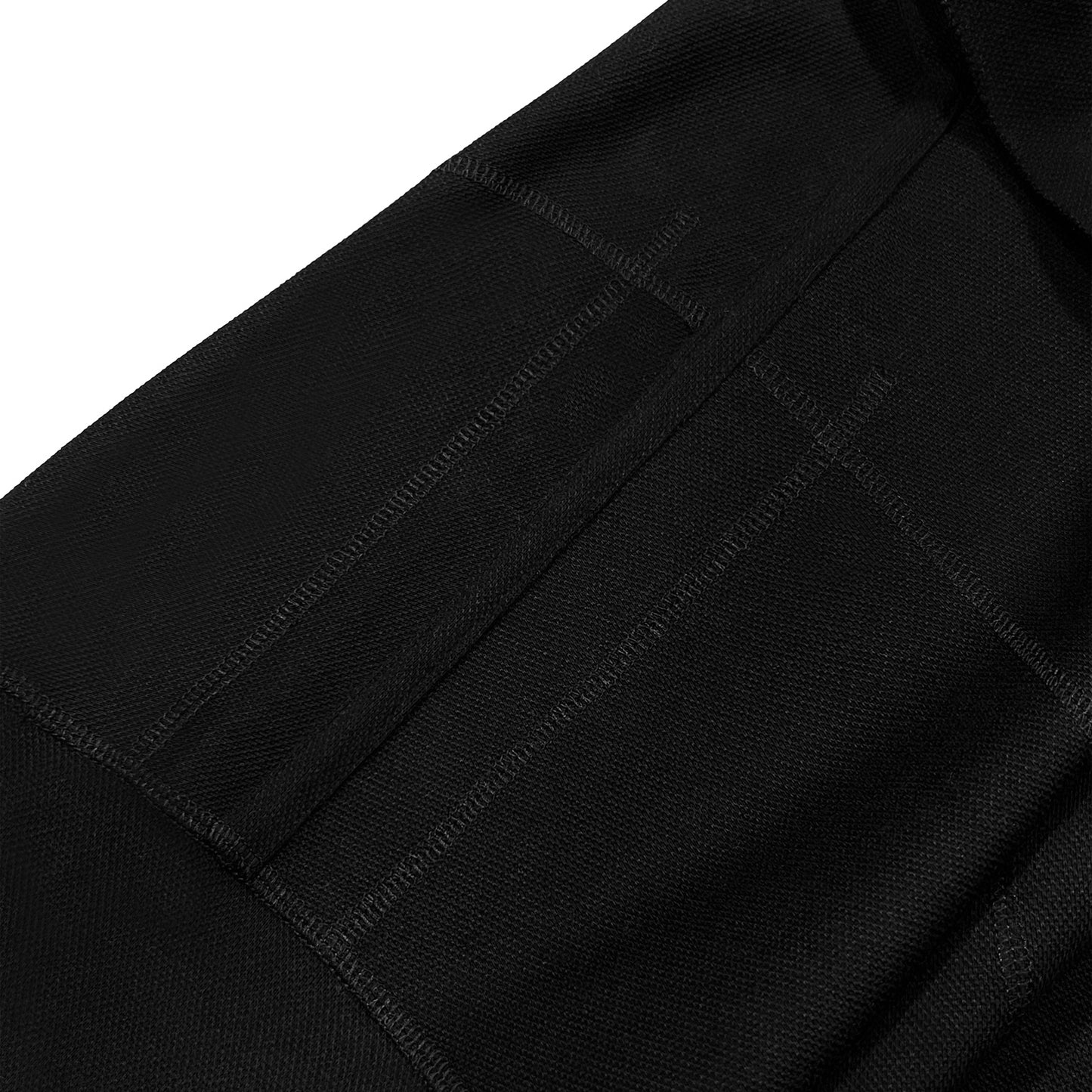 ERROR NYC: Inside-out Wide Polo Shirt (Black)