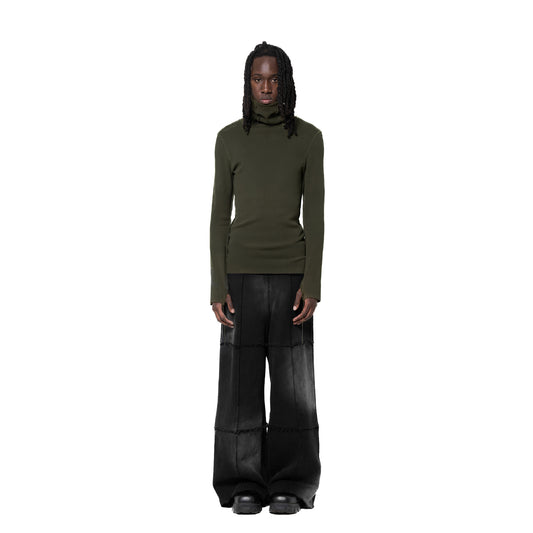 ERROR NYC : Rawline Balaclava Turtleneck (Military Green)