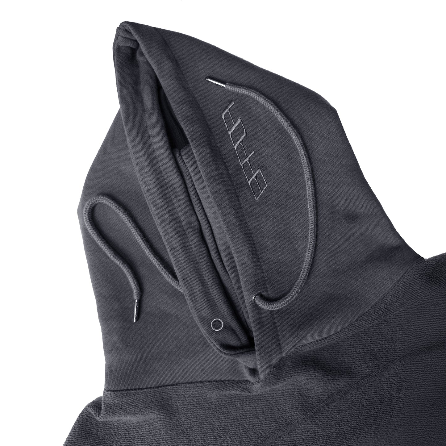 ERROR NYC : Reversible Overfit Hoodie (Dark Grey)