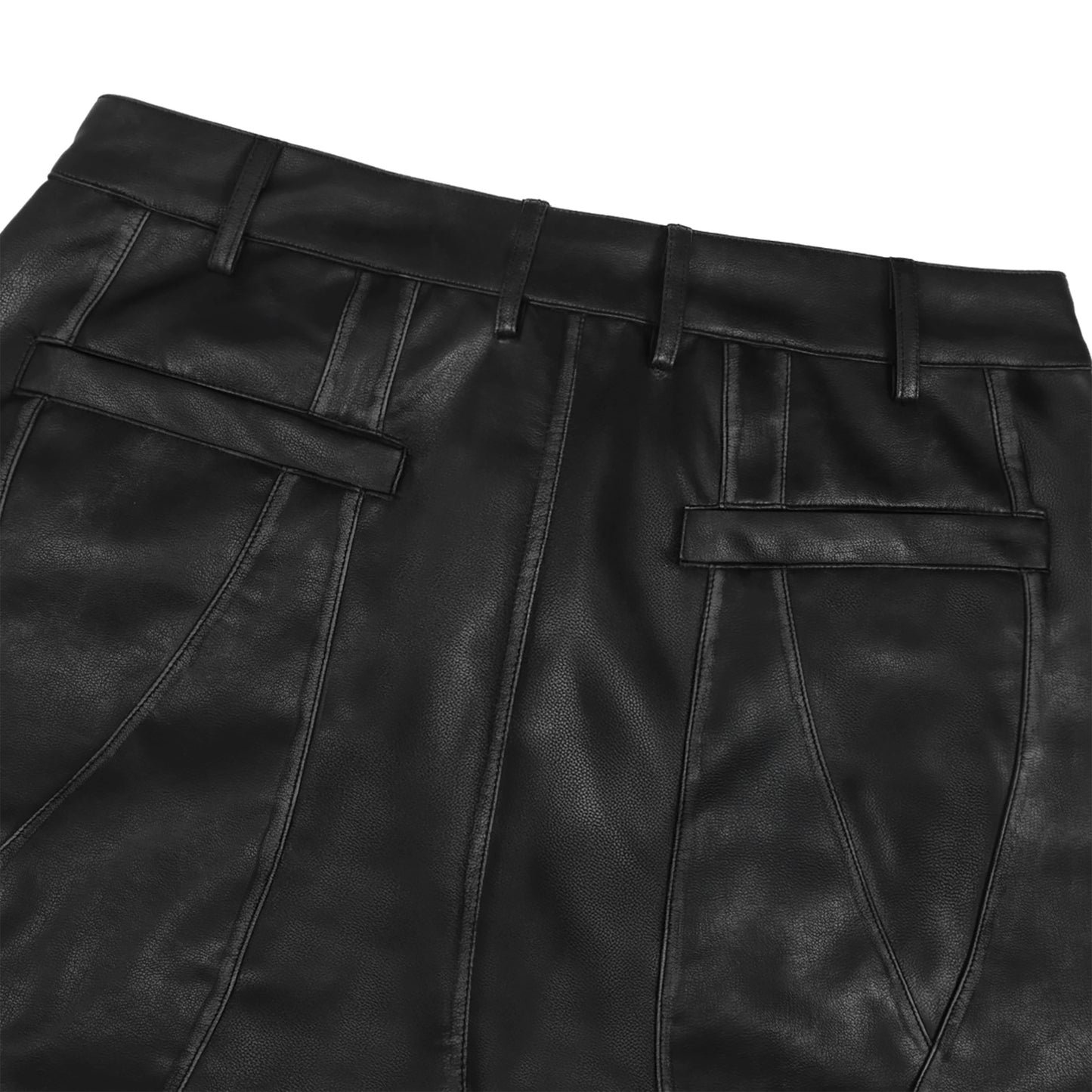 INUIT : Phase-Shift Detachable Leather Pants (Black)