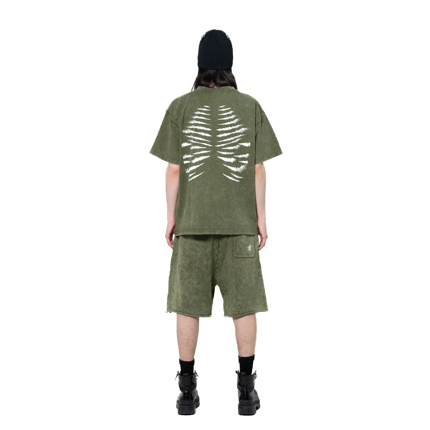 INUIT: Imprint Frost French Terry Shorts (Military Green)