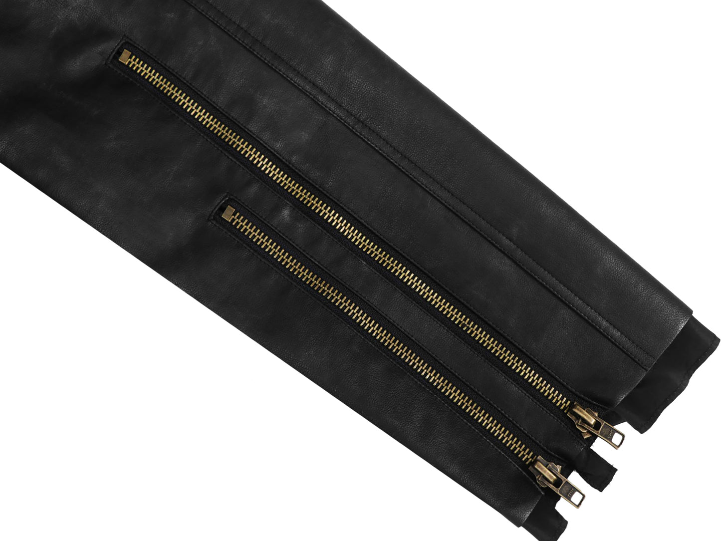 INUIT : Cropped Leather Polar Code (Black)