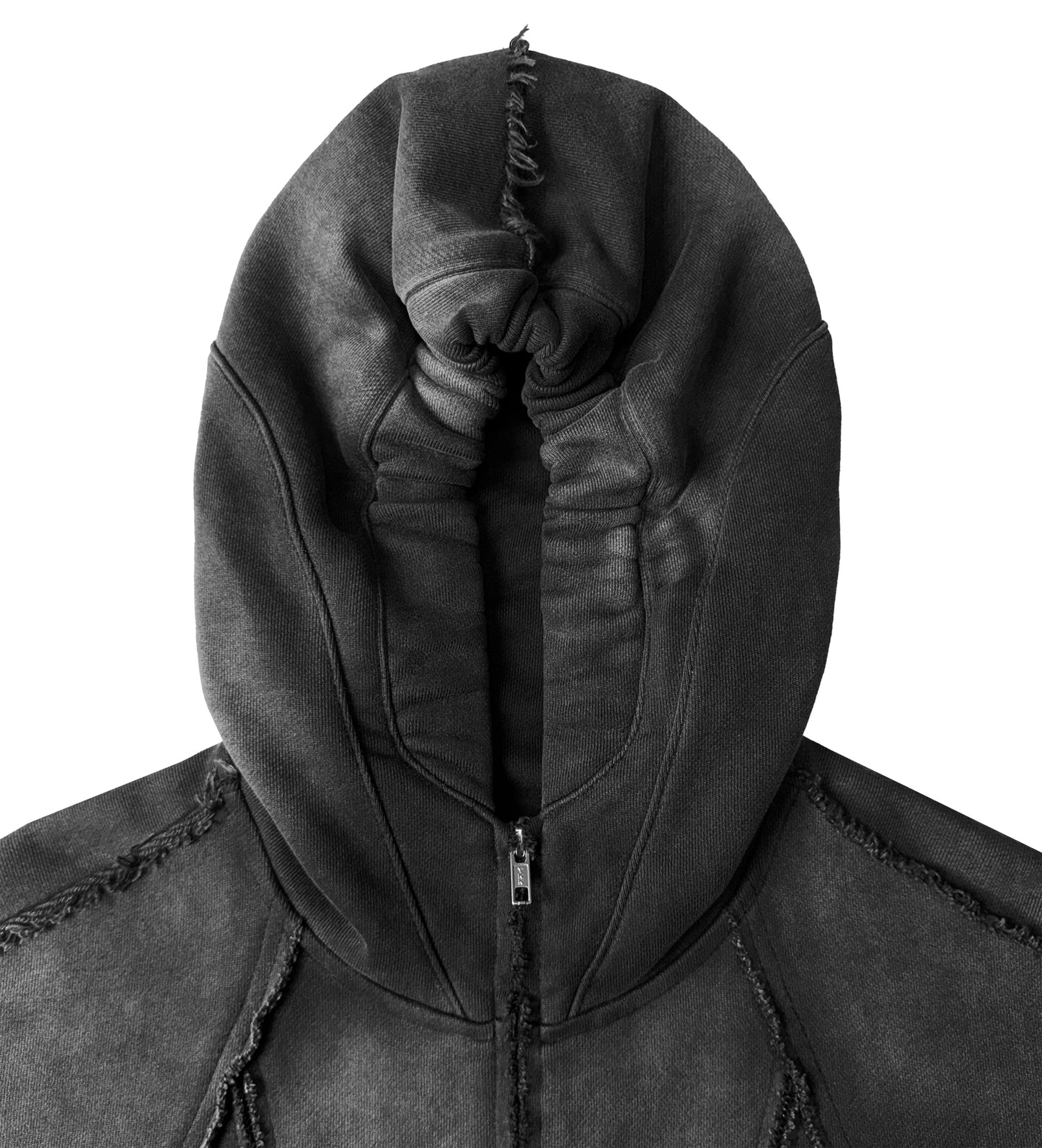 INUIT: Slashstorm Weathered Zip-up Hoodie (Washed Black)
