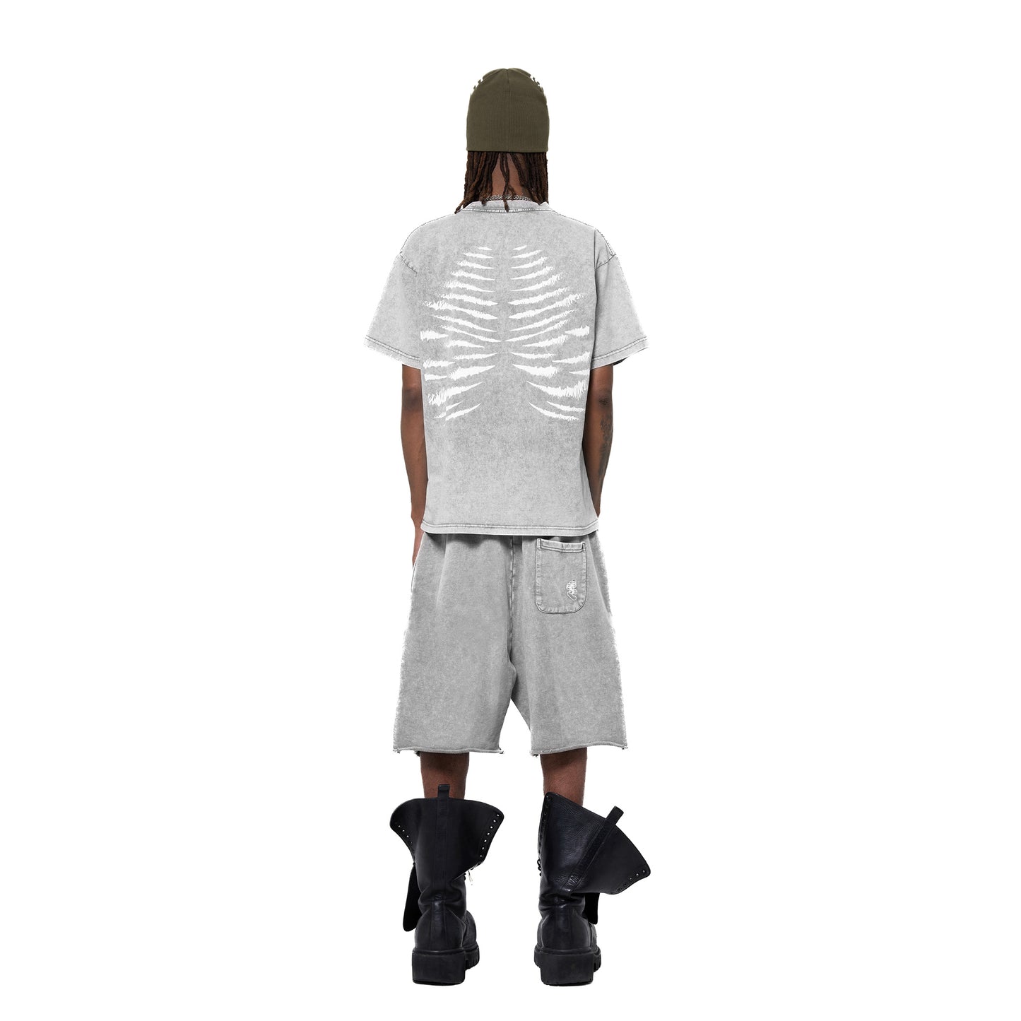 INUIT: Imprint Frost French Terry Shorts (Gray)