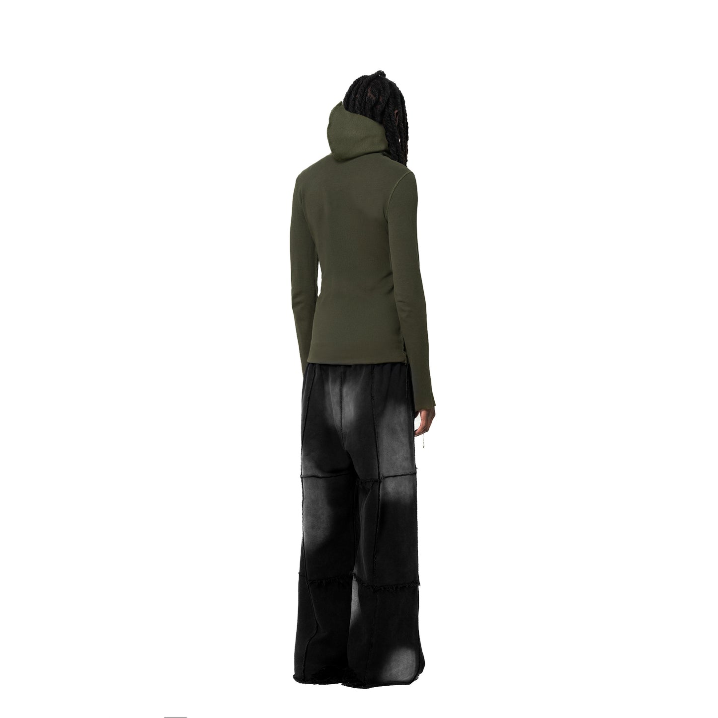 ERROR NYC : Rawline Balaclava Turtleneck (Military Green)