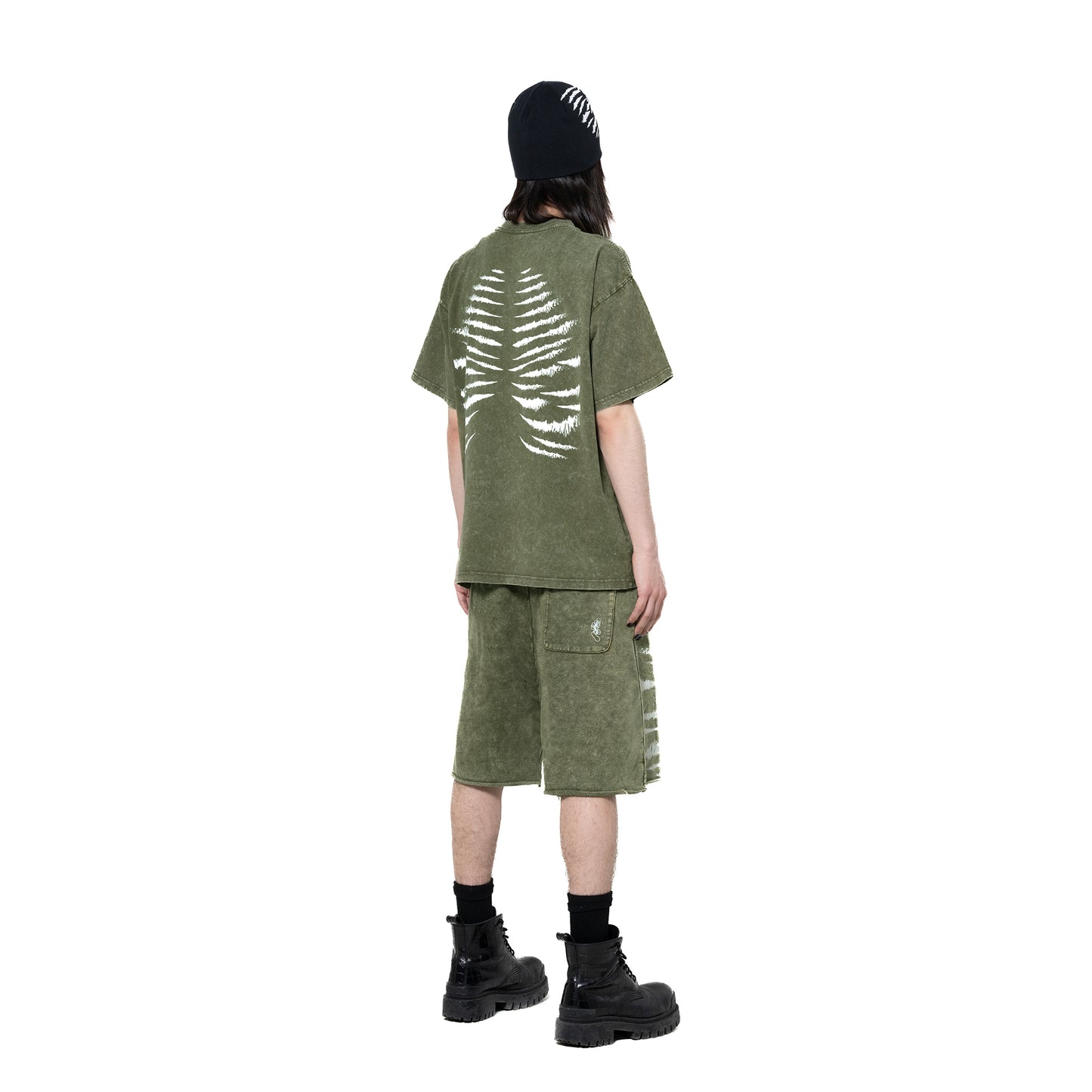 INUIT: Imprint Frost French Terry Shorts (Military Green)