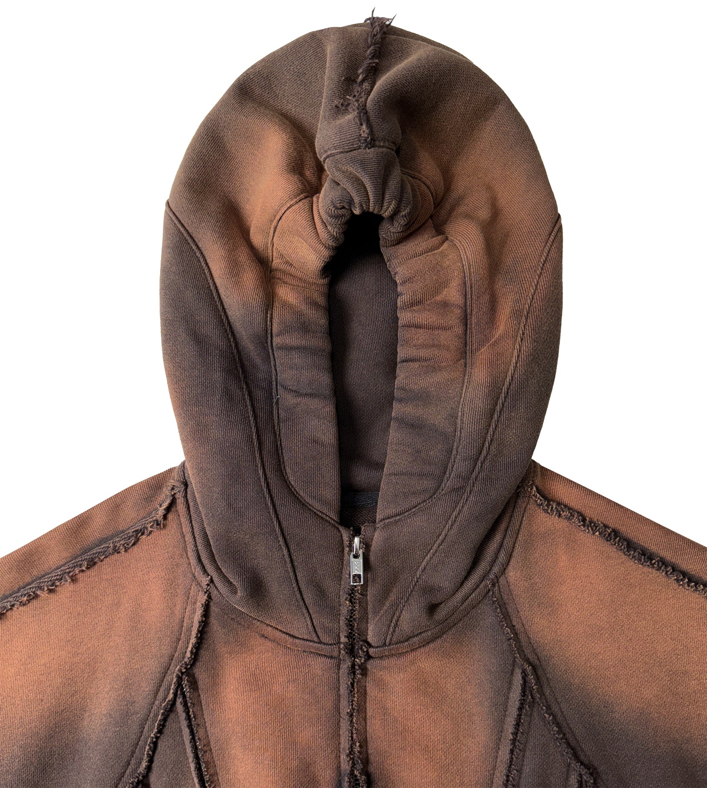 INUIT: Slashstorm Weathered Zip-up Hoodie (Washed Red)