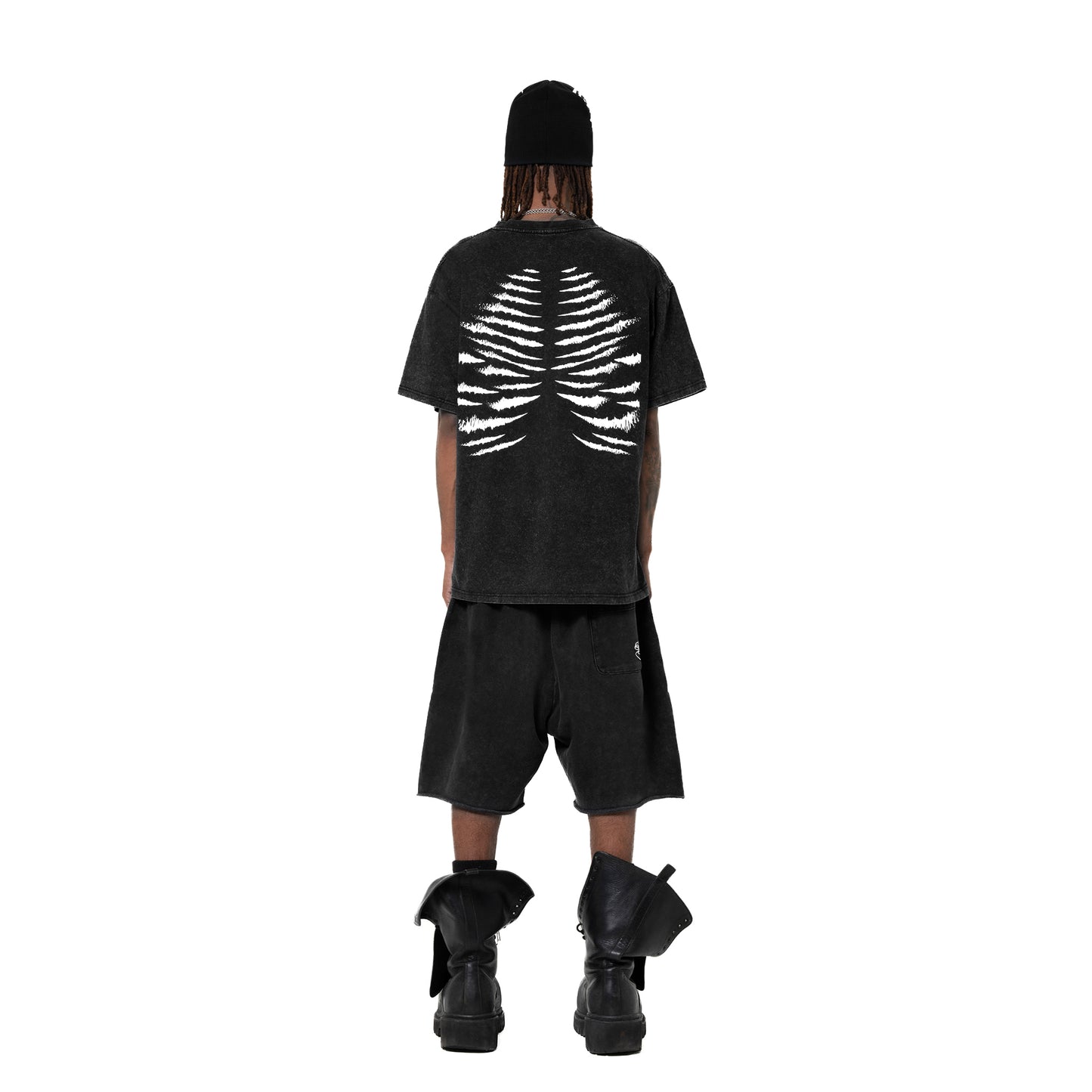 INUIT: Imprint Frost French Terry Shorts (Black)