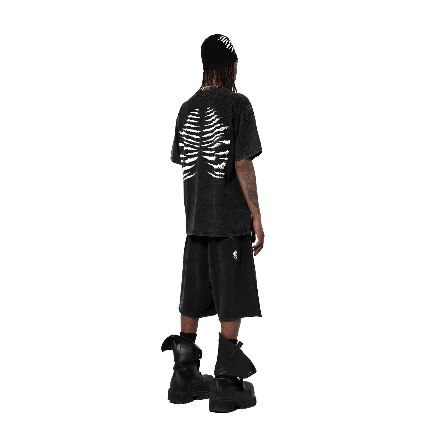 INUIT: Imprint Frost French Terry Shorts (Black)