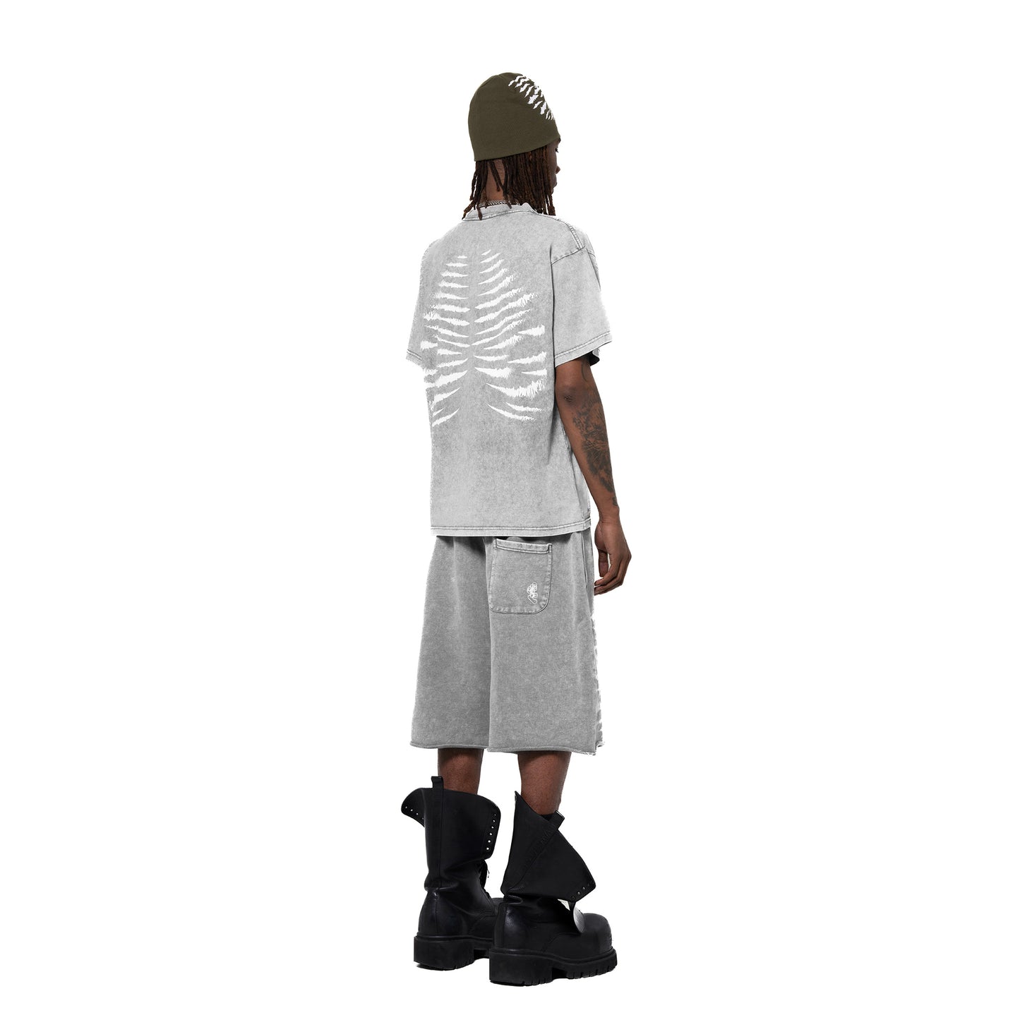 INUIT: Imprint Frost French Terry Shorts (Gray)