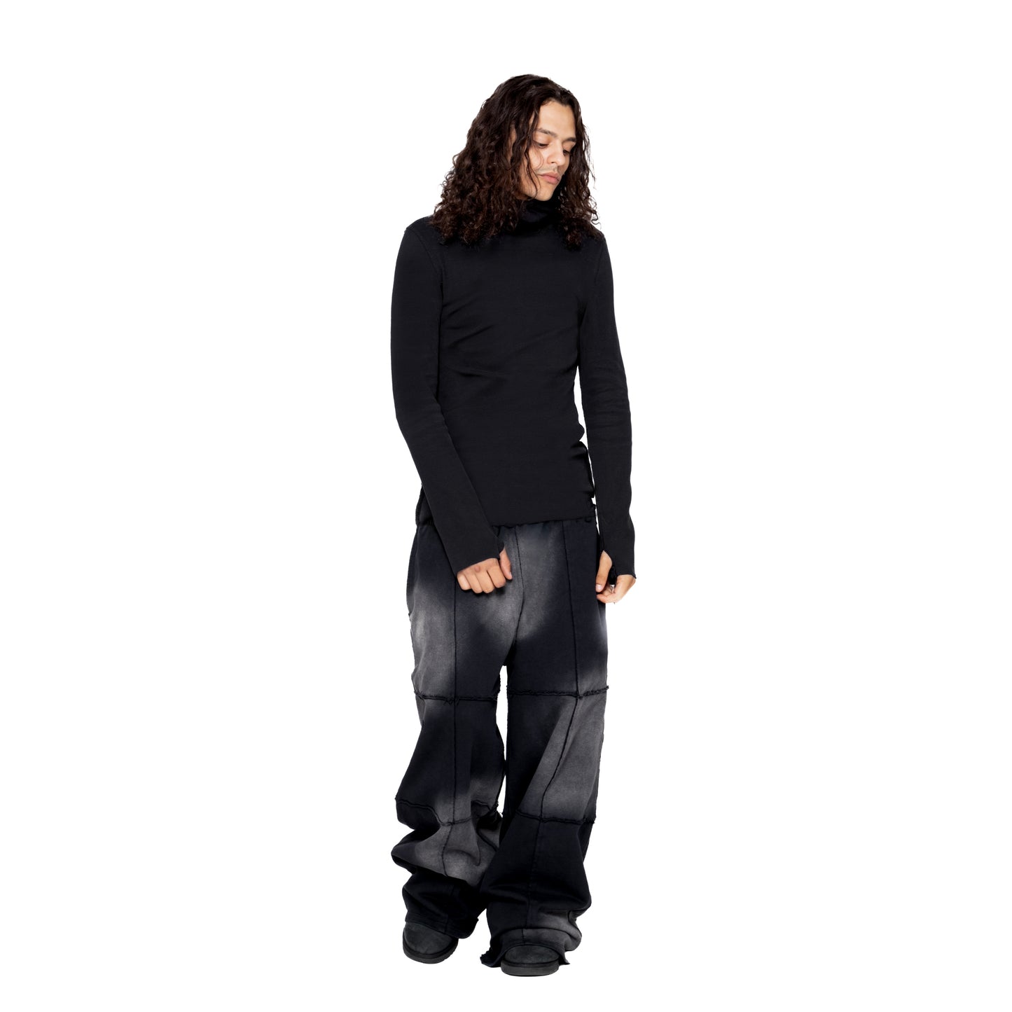 ERROR NYC : Rawline Balaclava Turtleneck (Black)