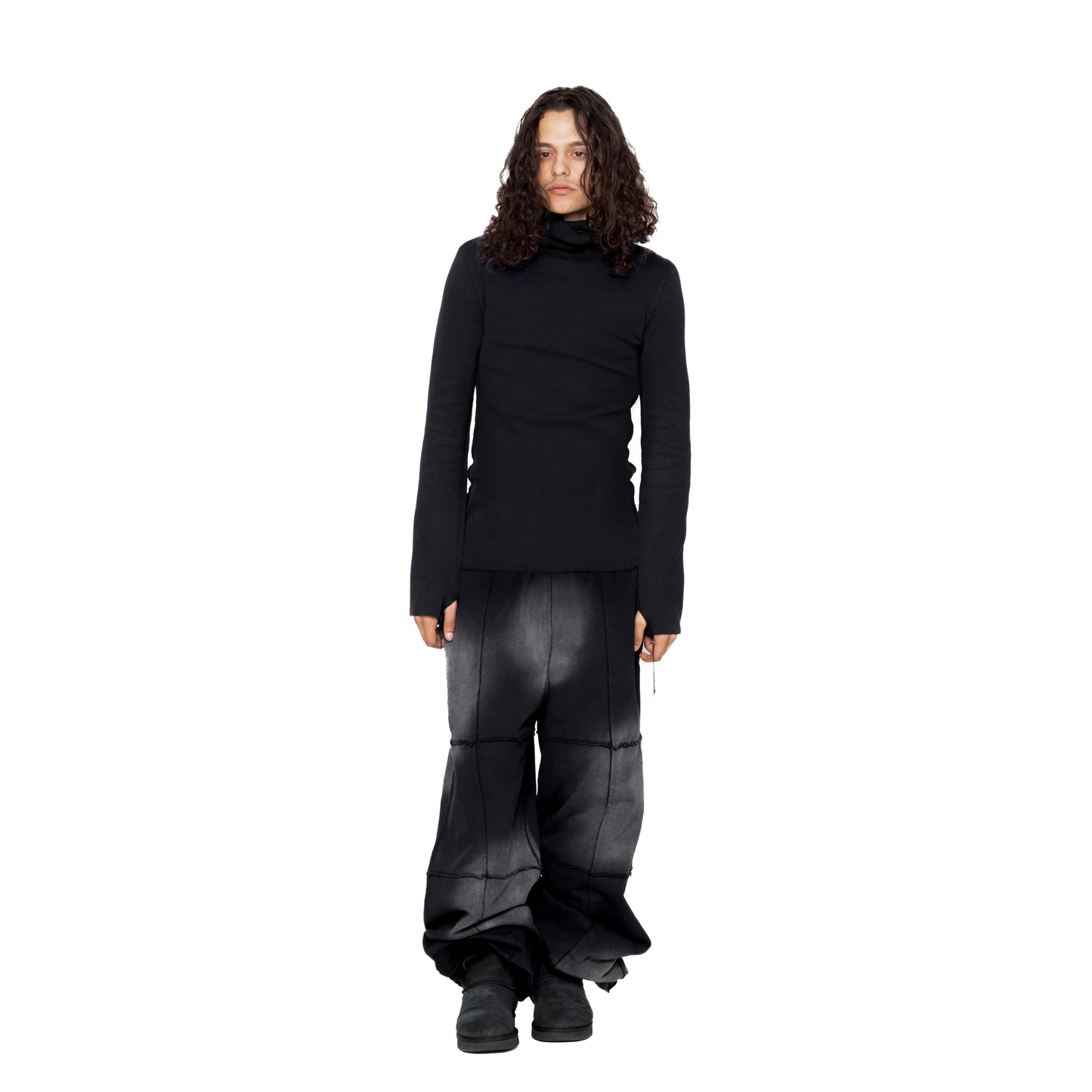 ERROR NYC : Rawline Balaclava Turtleneck (Black)