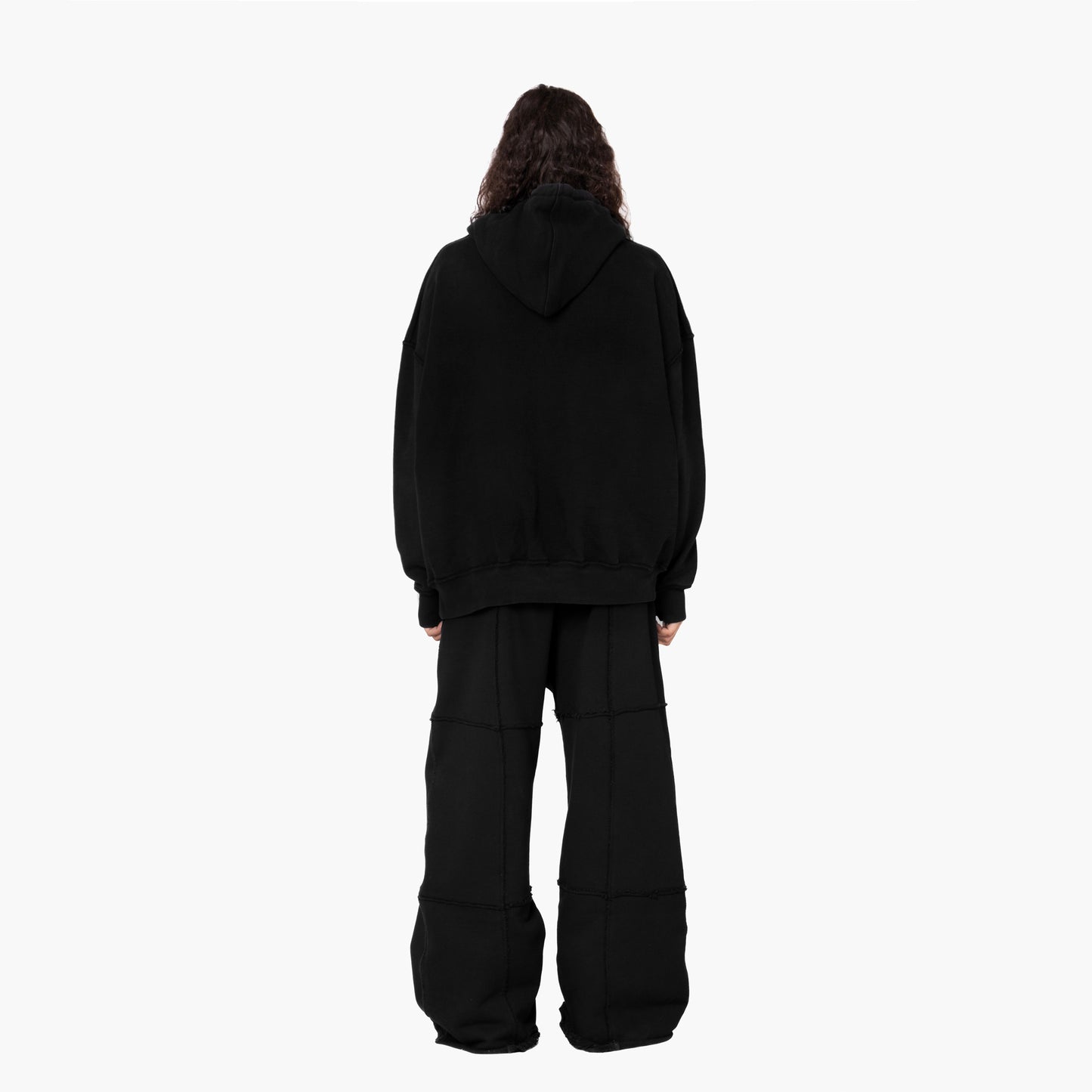 ERROR NYC : Reversible Overfit Hoodie (Black)