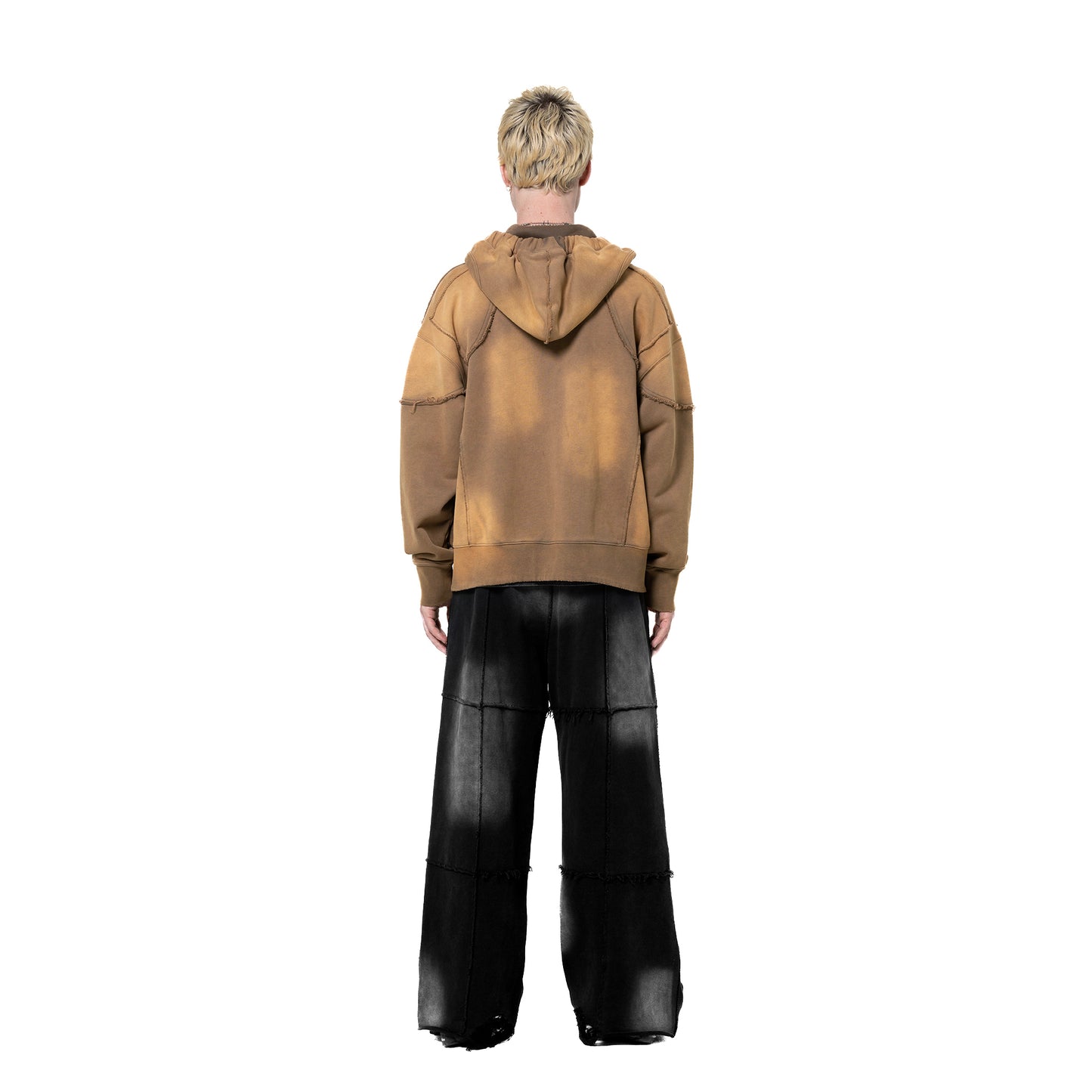 INUIT: Slashstorm Weathered Zip-up Hoodie (Washed Yellow)