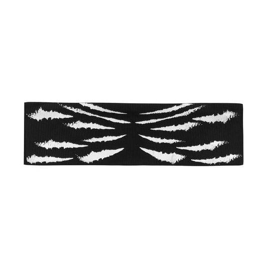 INUIT : Reversible Imprint Ribbed Hairband (Black)