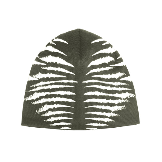 INUIT : Reversible Imprint Ribbed Beanie (Military Green)