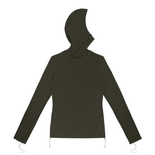 ERROR NYC : Rawline Balaclava Turtleneck (Military Green)