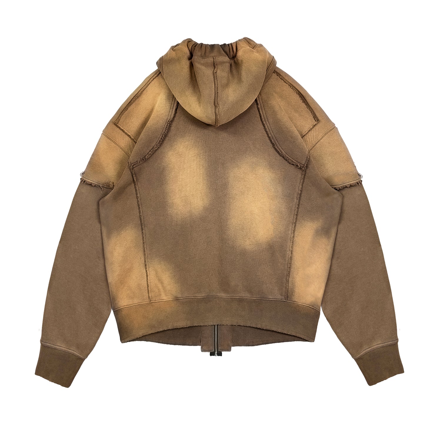 INUIT: Slashstorm Weathered Zip-up Hoodie (Washed Yellow)