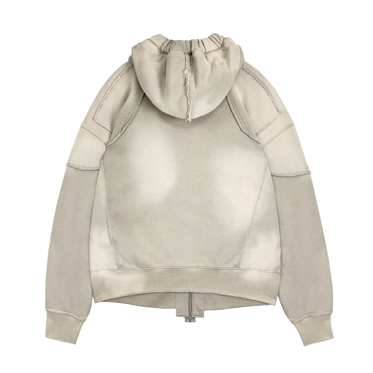 INUIT: Slashstorm Weathered Zip-up Hoodie (Washed Beige)