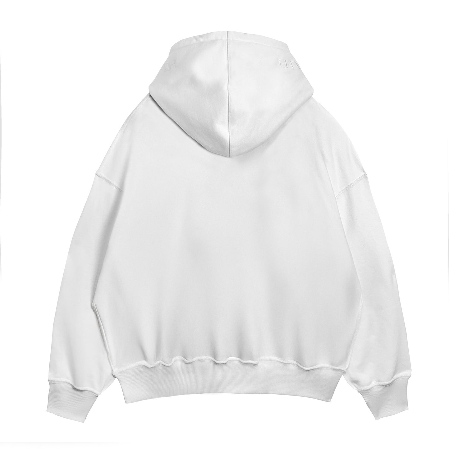 ERROR NYC : Reversible Overfit Hoodie (White)