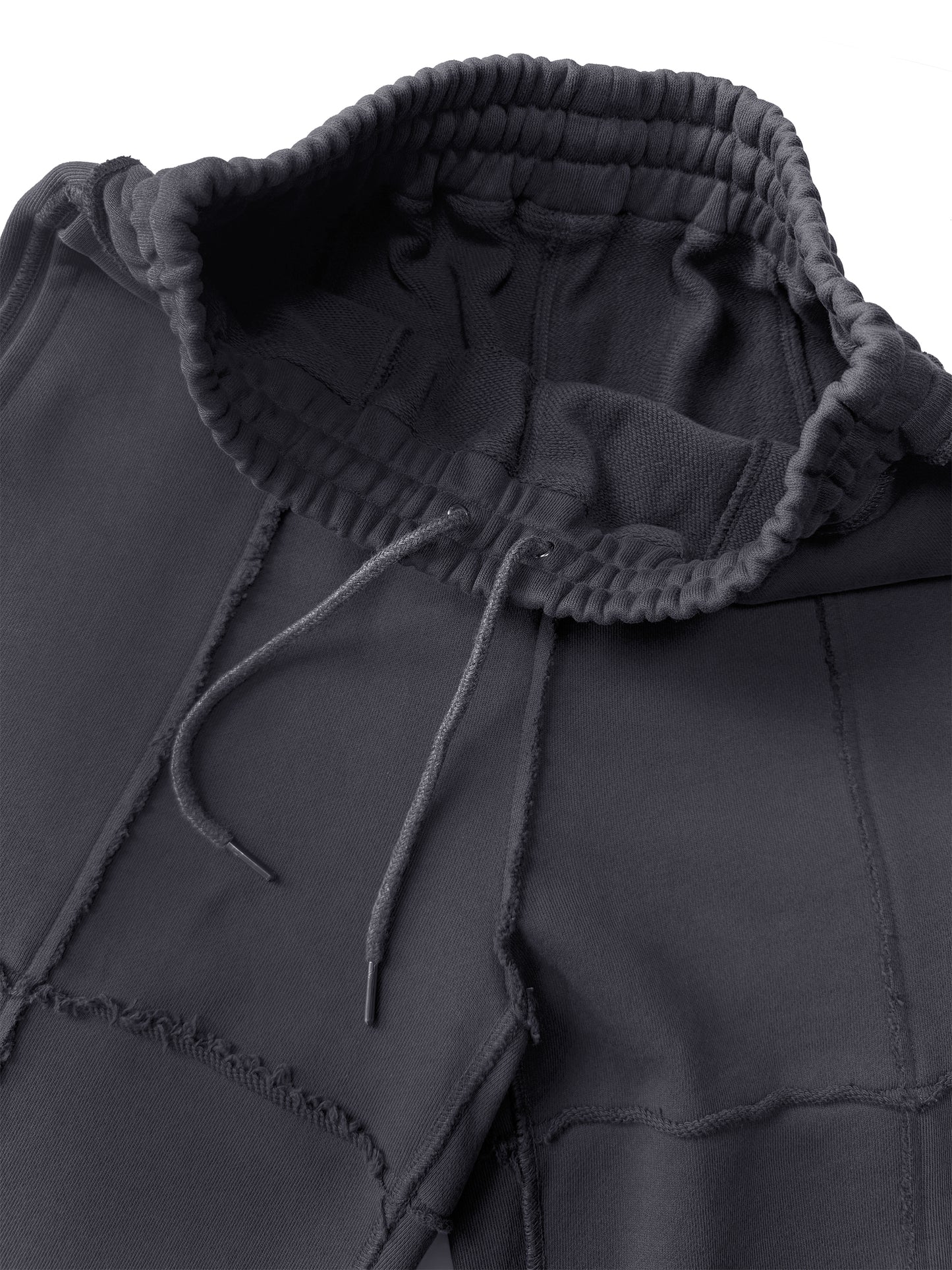 ERROR NYC : Pieced Wide Sweatpants (Dark Gray)