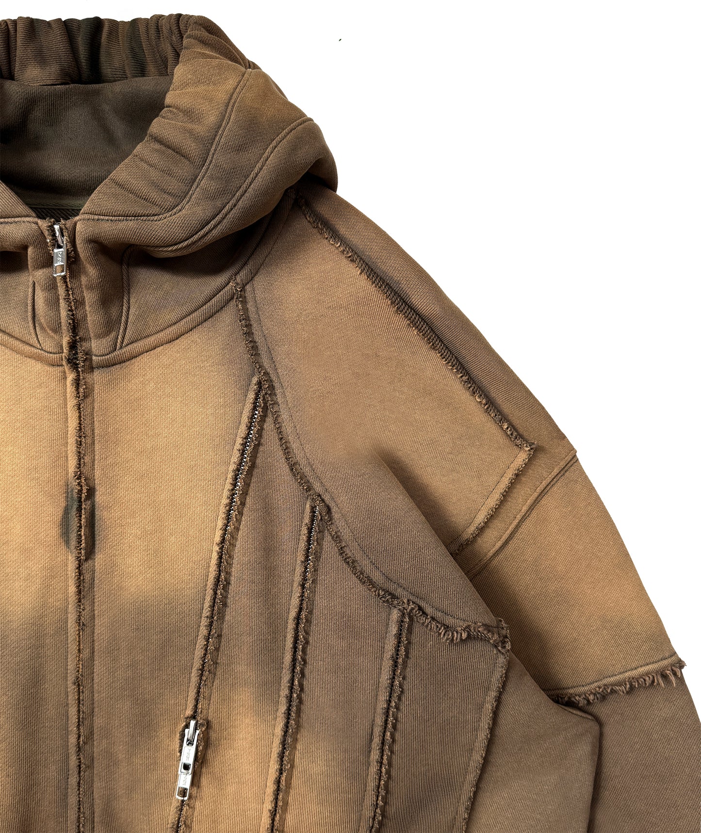 INUIT: Slashstorm Weathered Zip-up Hoodie (Washed Yellow)