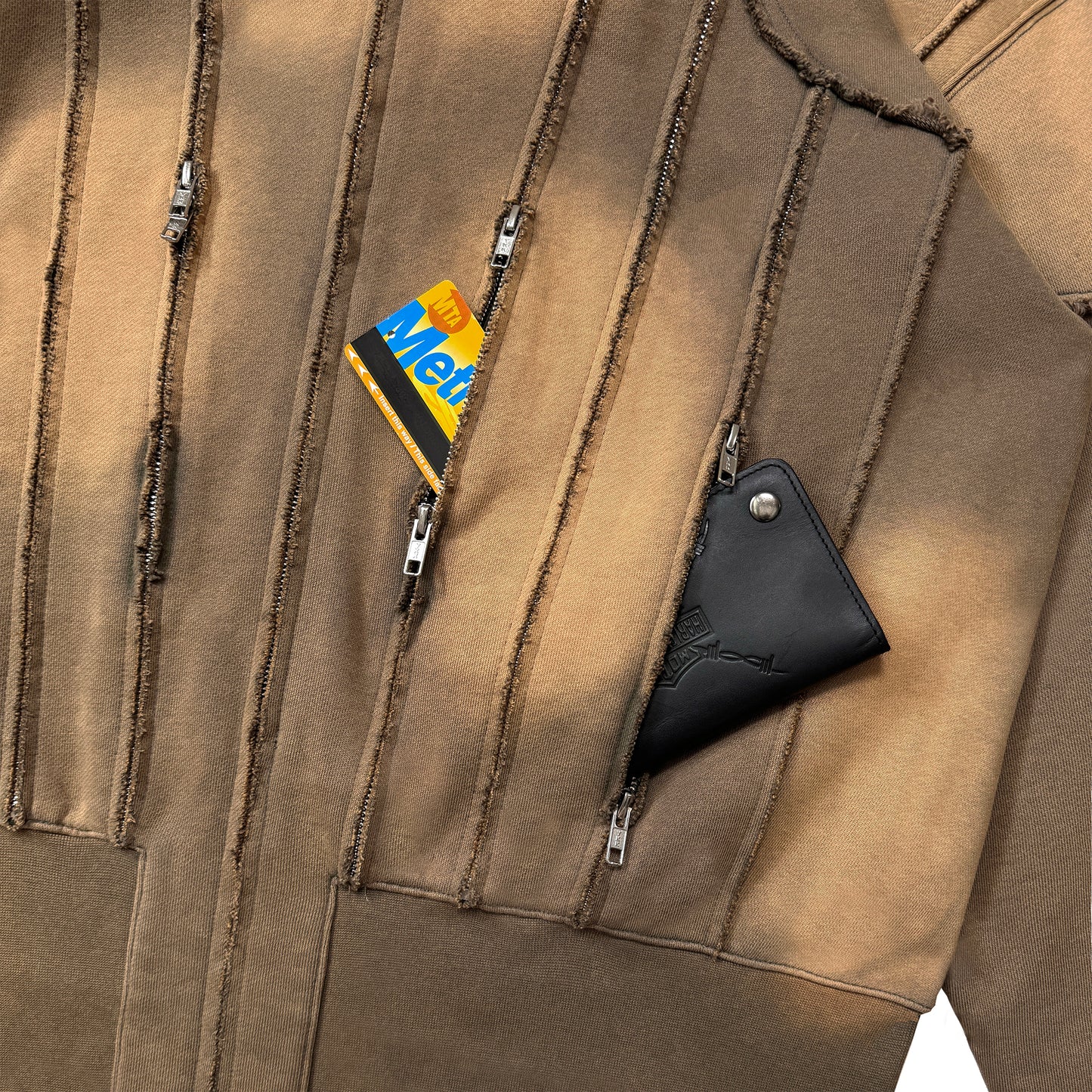INUIT: Slashstorm Weathered Zip-up Hoodie (Washed Yellow)