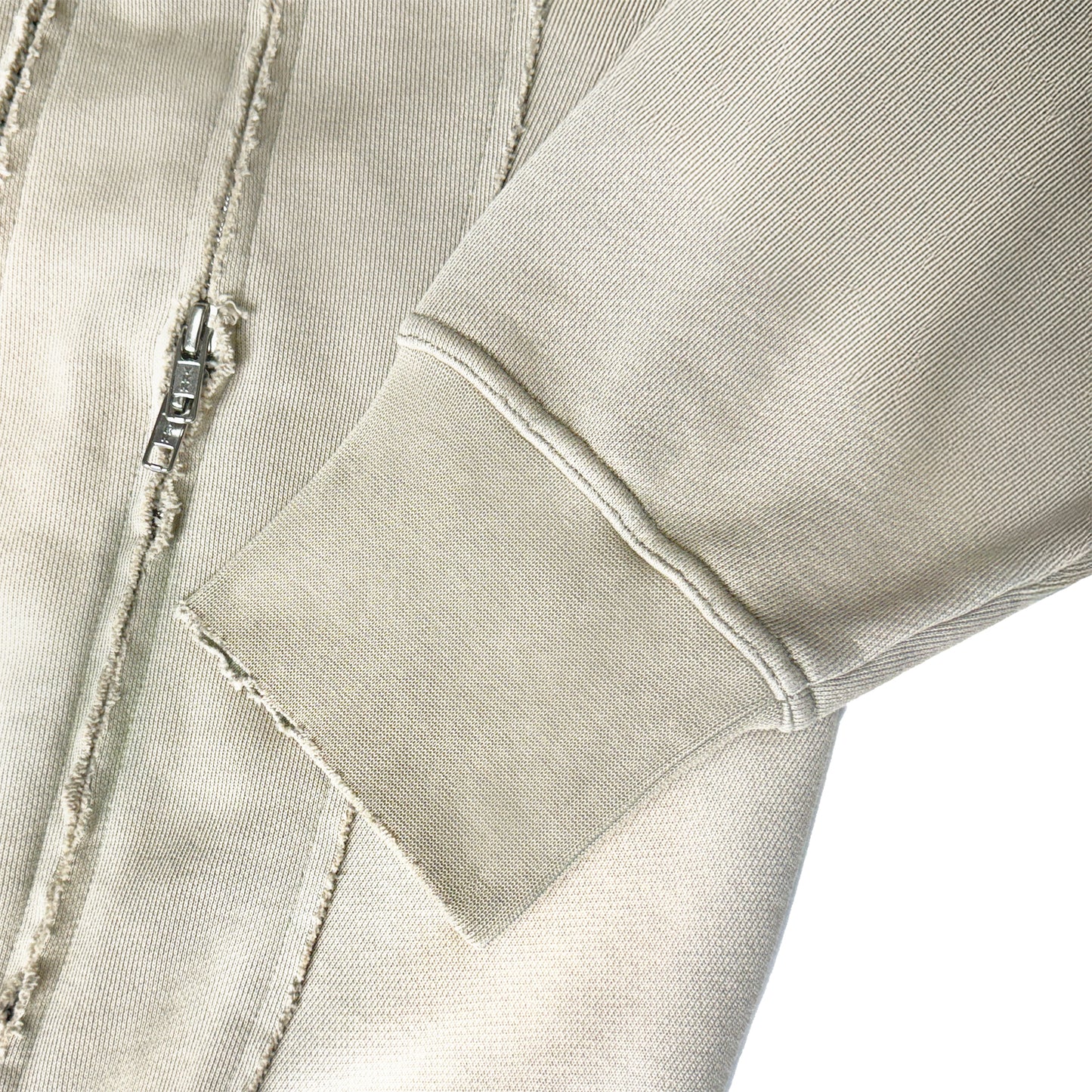 INUIT: Slashstorm Weathered Zip-up Hoodie (Washed Beige)